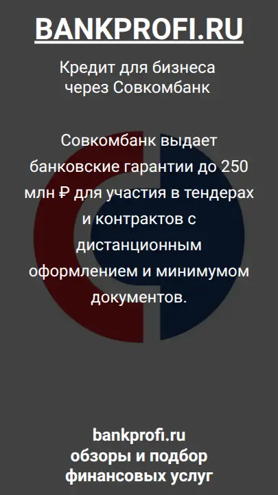 Предприниматель подает онлайн-заявку в Совкомбанк, указывая данные компании и цель кредита.