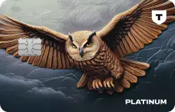 Дизайн Т-Банк Платинум кредитной карты
