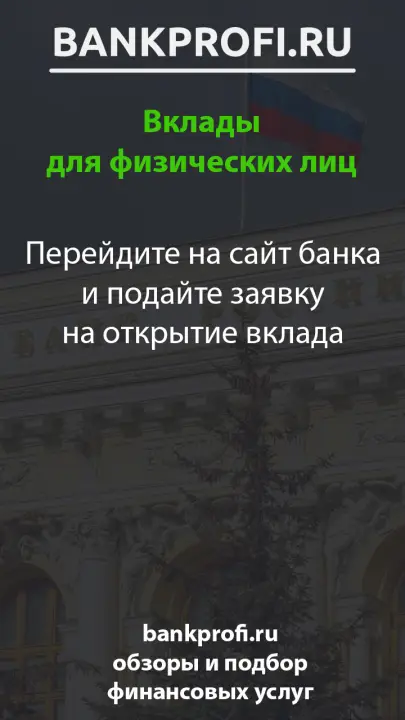 Перейдите на сайт банка и подайте заявку на открытие вклада