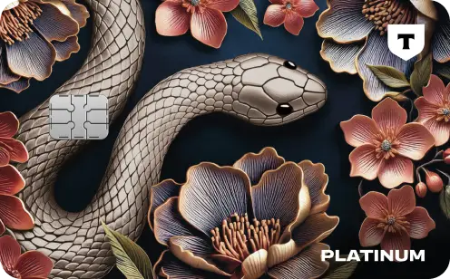 Карта со змеёй