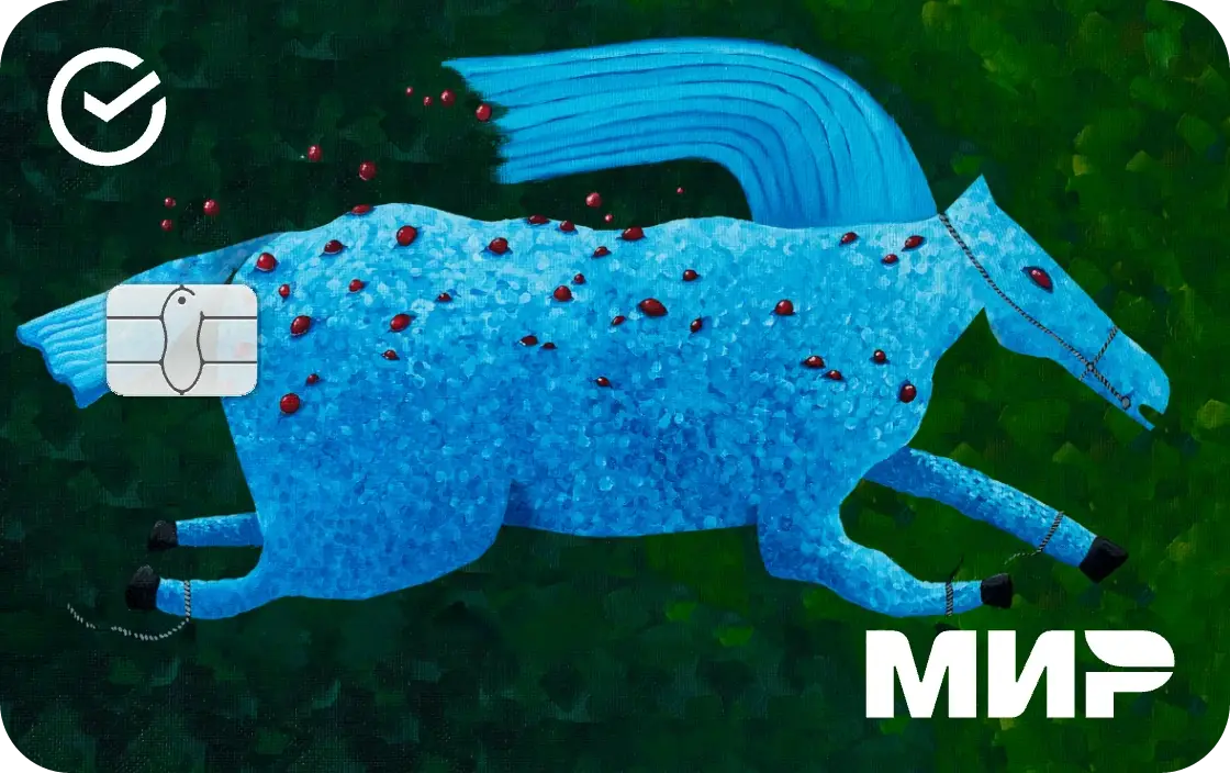 Дизайн карты Сбера, вариант 6