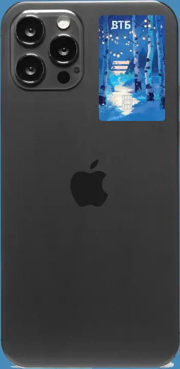 Платежный стикер ВТБ – Сказочный зимний лес