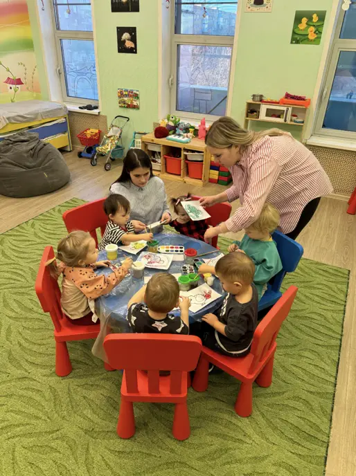 Частный детский сайд, воспитатели