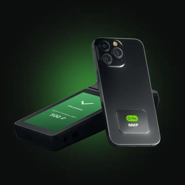 Платежный стикер Сбер карты