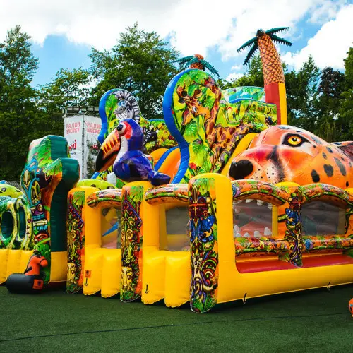 Надувной батут в парке