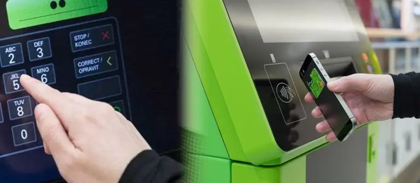 Приложите стикер в банкомату, где есть значок NFC Приложите стикер в банкомату, где есть значок NFC
