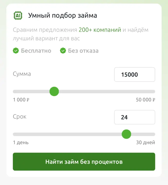 Банкпрофи ру поиск займа