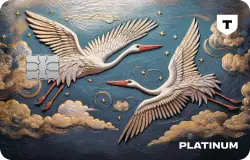 Карта с журавлями, Т-Банк