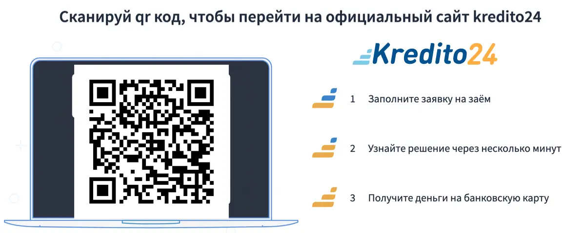 Инструкция, как взять займ в Кредито 24 Инструкция, как взять займ в Кредито 24