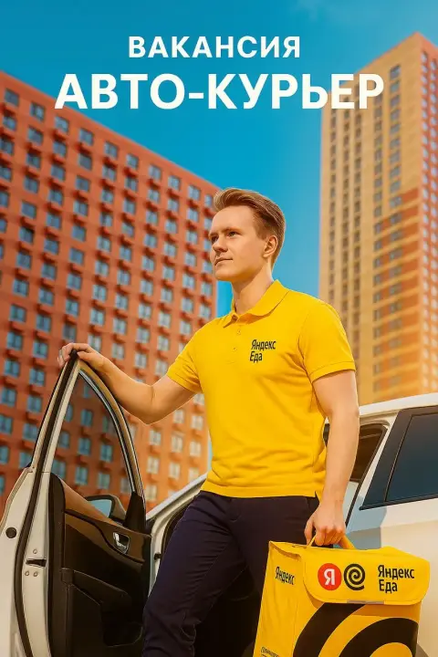 Курьер на авто яндекс