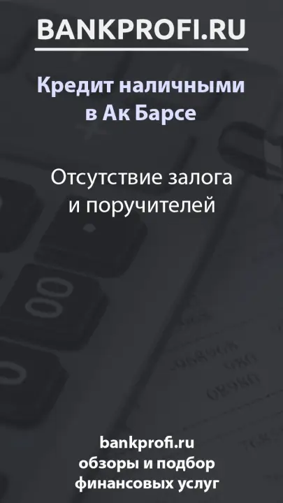 Отсутствие залога и поручителей