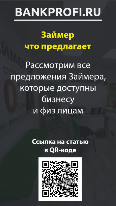 Рассмотрим все предложения Займера, которые доступны бизнесу и физ лицам