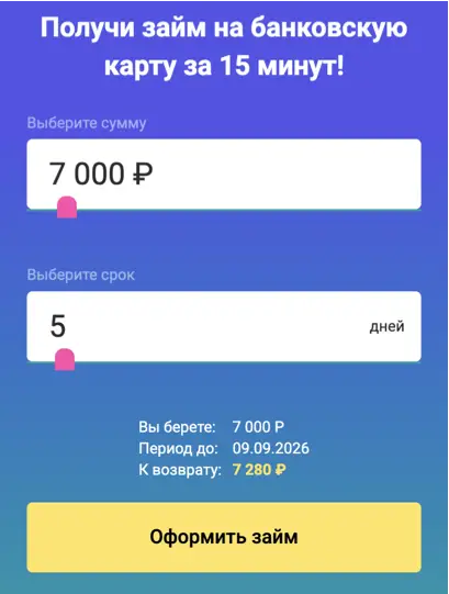Оформление займа в Пэй линк
