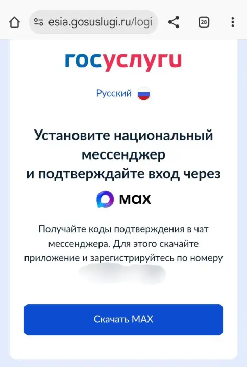 Макс и Госуслуги