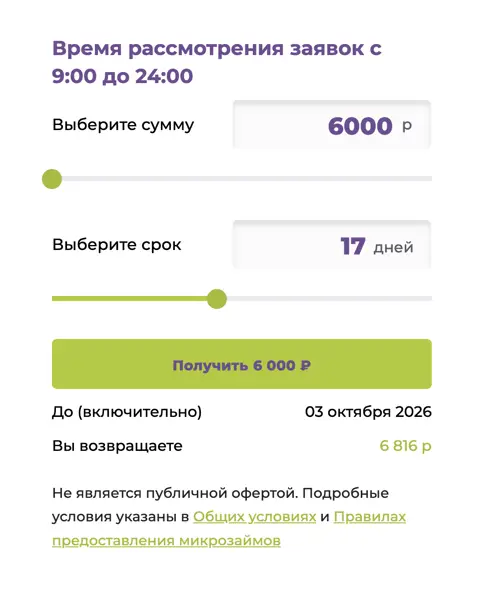 Как получить займ в Полизайм