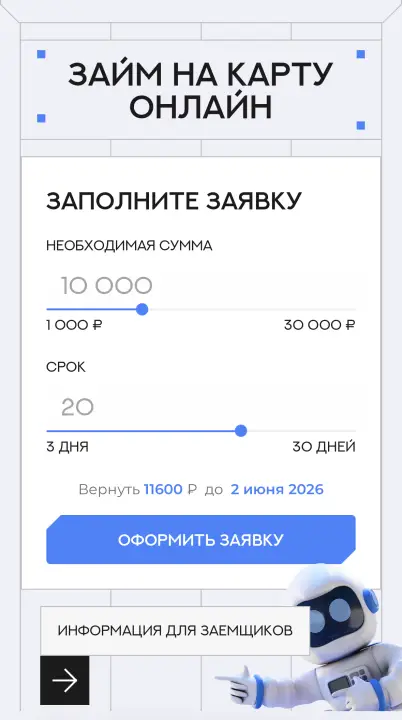 Нова кредит займ на карту