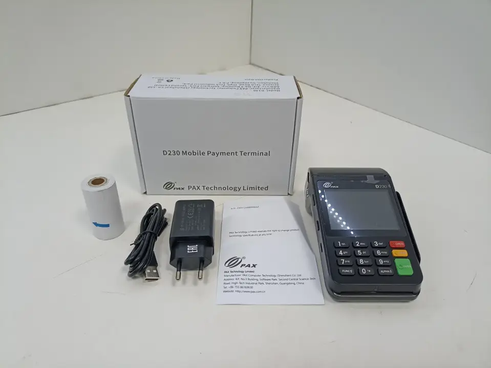 Комплект терминала PAX D230