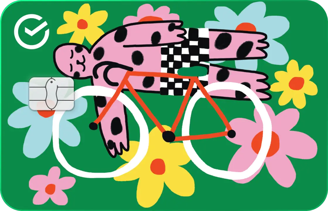 Дизайн карты Сбера, вариант 4