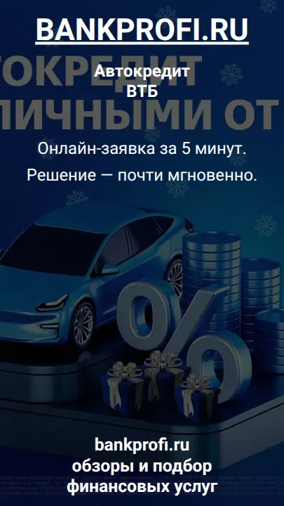 Онлайн-заявка за 5 минут. Решение — почти мгновенно.