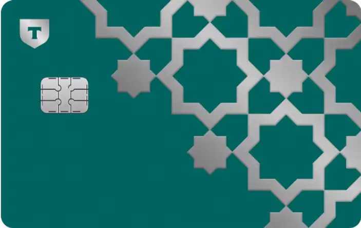 Ислам карта Тинькофф, зеленый дизайн