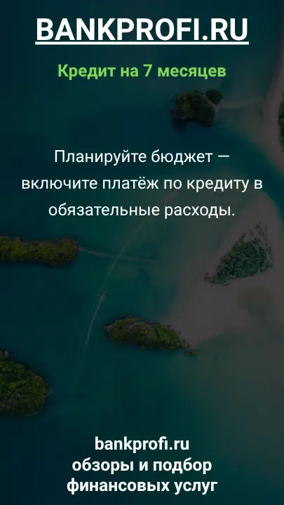 Планируйте бюджет — включите платёж по кредиту в обязательные расходы. Планируйте бюджет — включите платёж по кредиту в обязательные расходы.