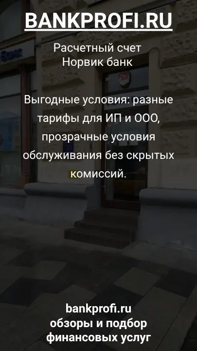 Выгодные условия: разные тарифы для ИП и ООО, прозрачные условия обслуживания без скрытых комиссий.