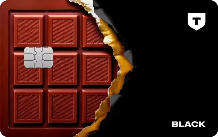 Карта с дизайном и запахом шоколада, Т-Банк
