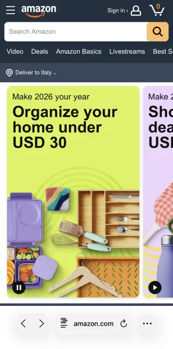 Амазон, покупка из России и РБ