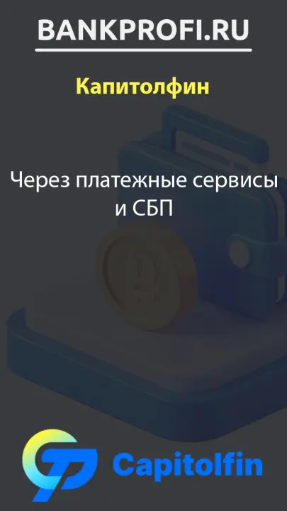 Через платежные сервисы и СБП