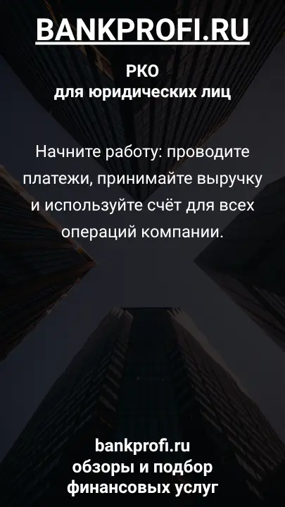 Начните работу: проводите платежи, принимайте выручку и используйте счёт для всех операций компании.