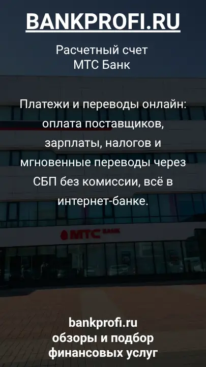 Платежи и переводы онлайн: оплата поставщиков, зарплаты, налогов и мгновенные переводы через СБП без комиссии, всё в интернет-банке.