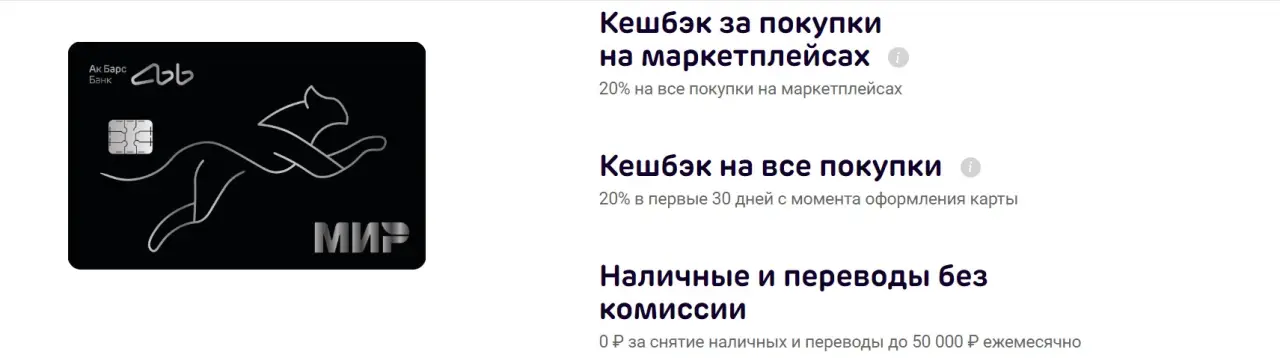 Что представляет собой карта Ак Барс 115 дней?