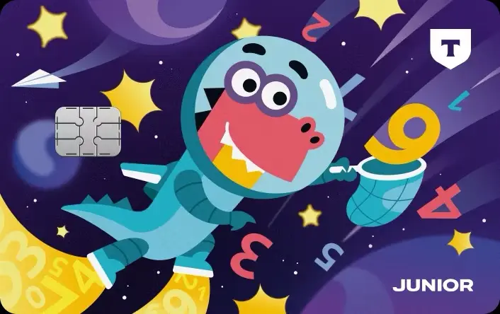 Т-Банк Джуниор для скидки на Учи ру. Новый дизайн карты